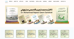 Desktop Screenshot of najeebqasmi.com